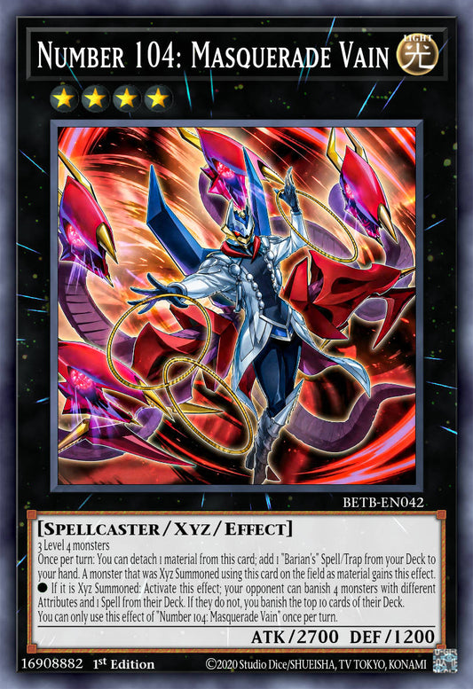 Number 104: Masquerade V - BETB-EN042 - 1st Edition - Secret Rare
