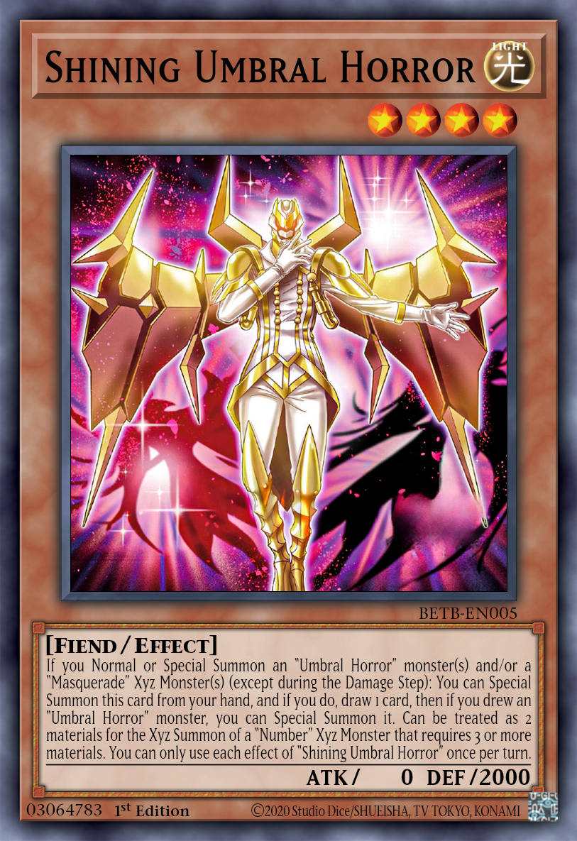 Shining Umbral Horror - BETB-EN005 - 1st Edition - Super Rare