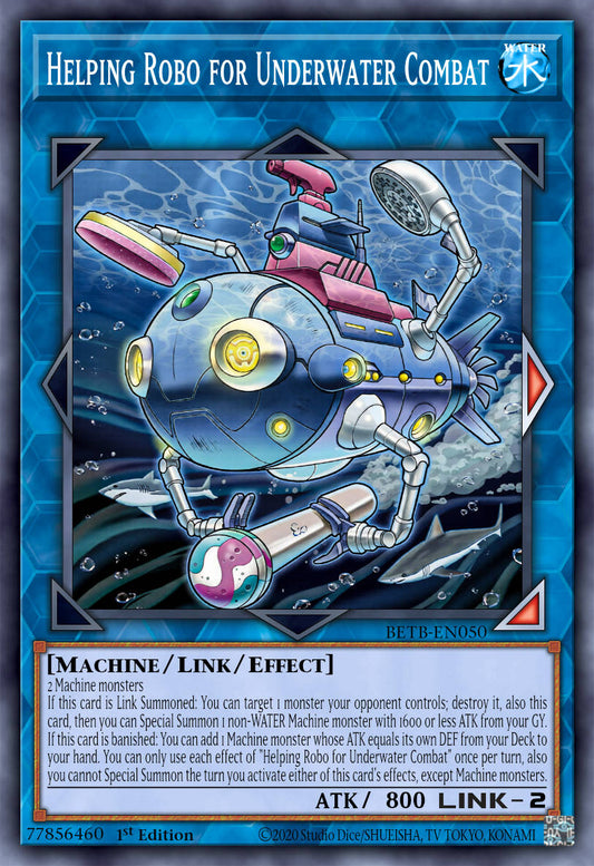 Helping Robo for Underwater Combat - BETB-EN050 - 1st Edition - Common