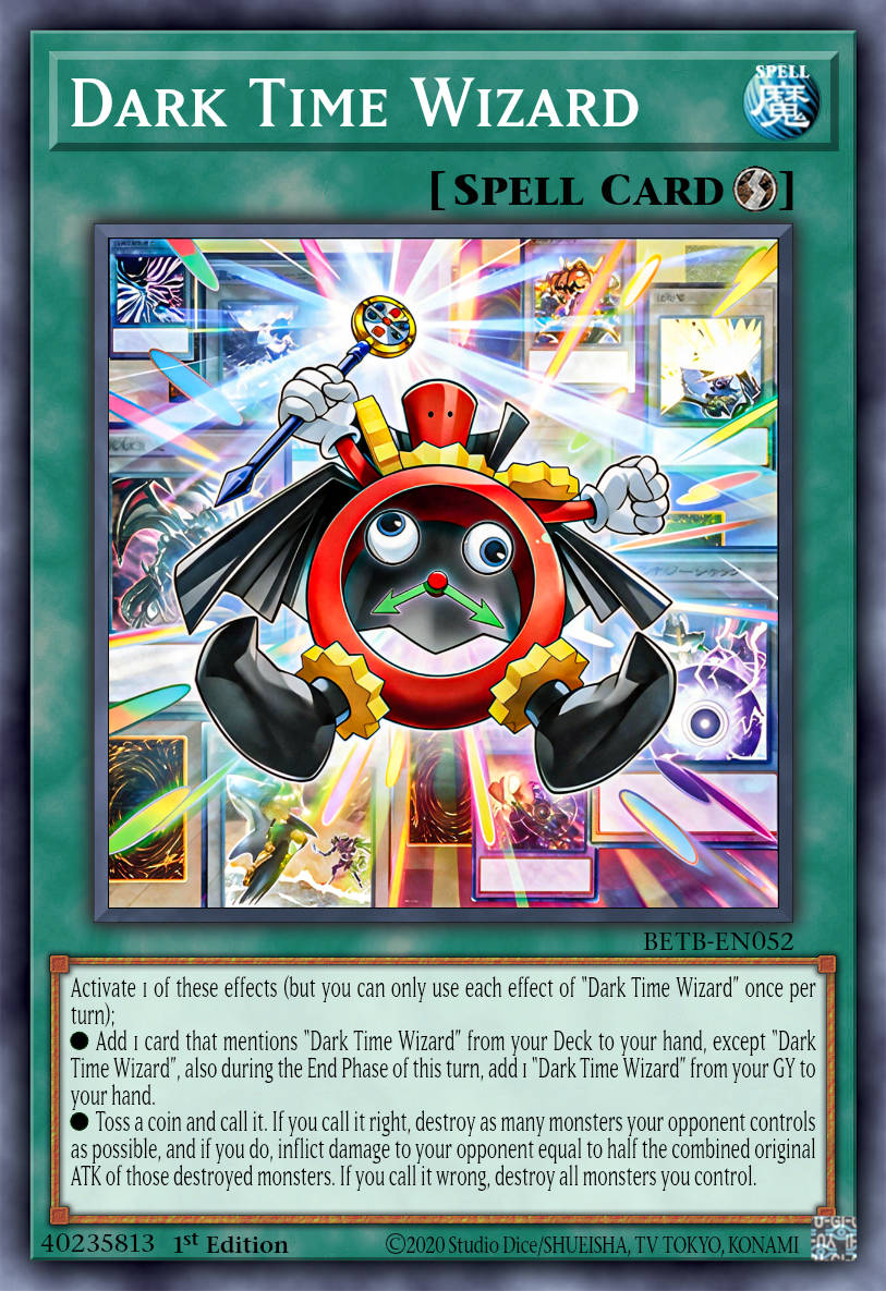 Dark Time Wizard - BETB-EN052 - 1st Edition - Ultra Rare