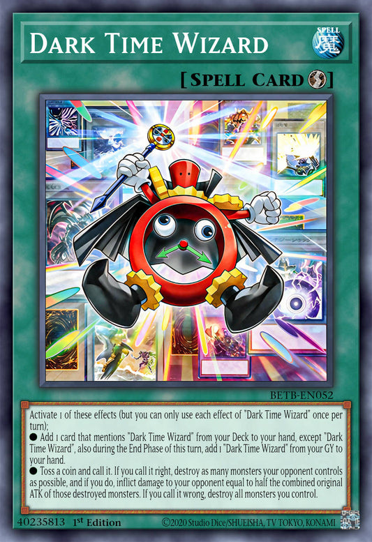 Dark Time Wizard - BETB-EN052 - 1st Edition - Ultra Rare