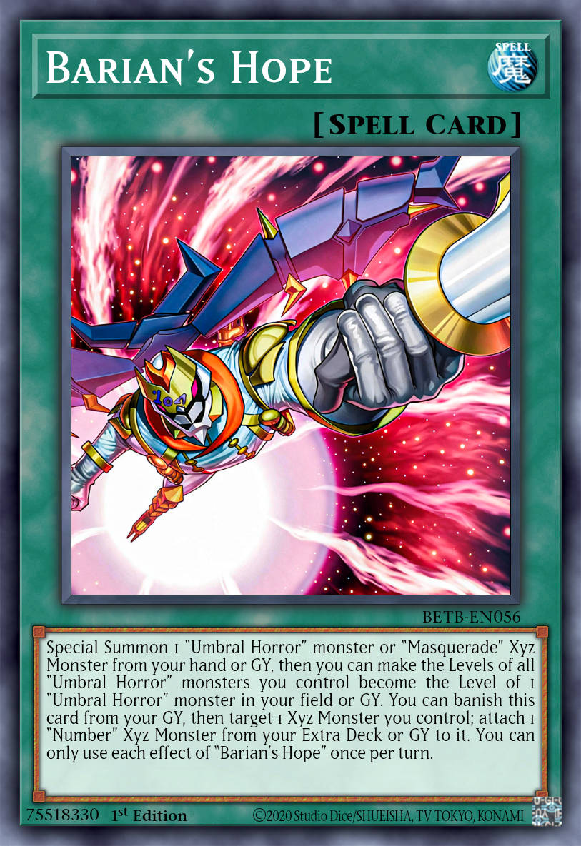 Barian's Hope - BETB-EN056 - 1st Edition - Common