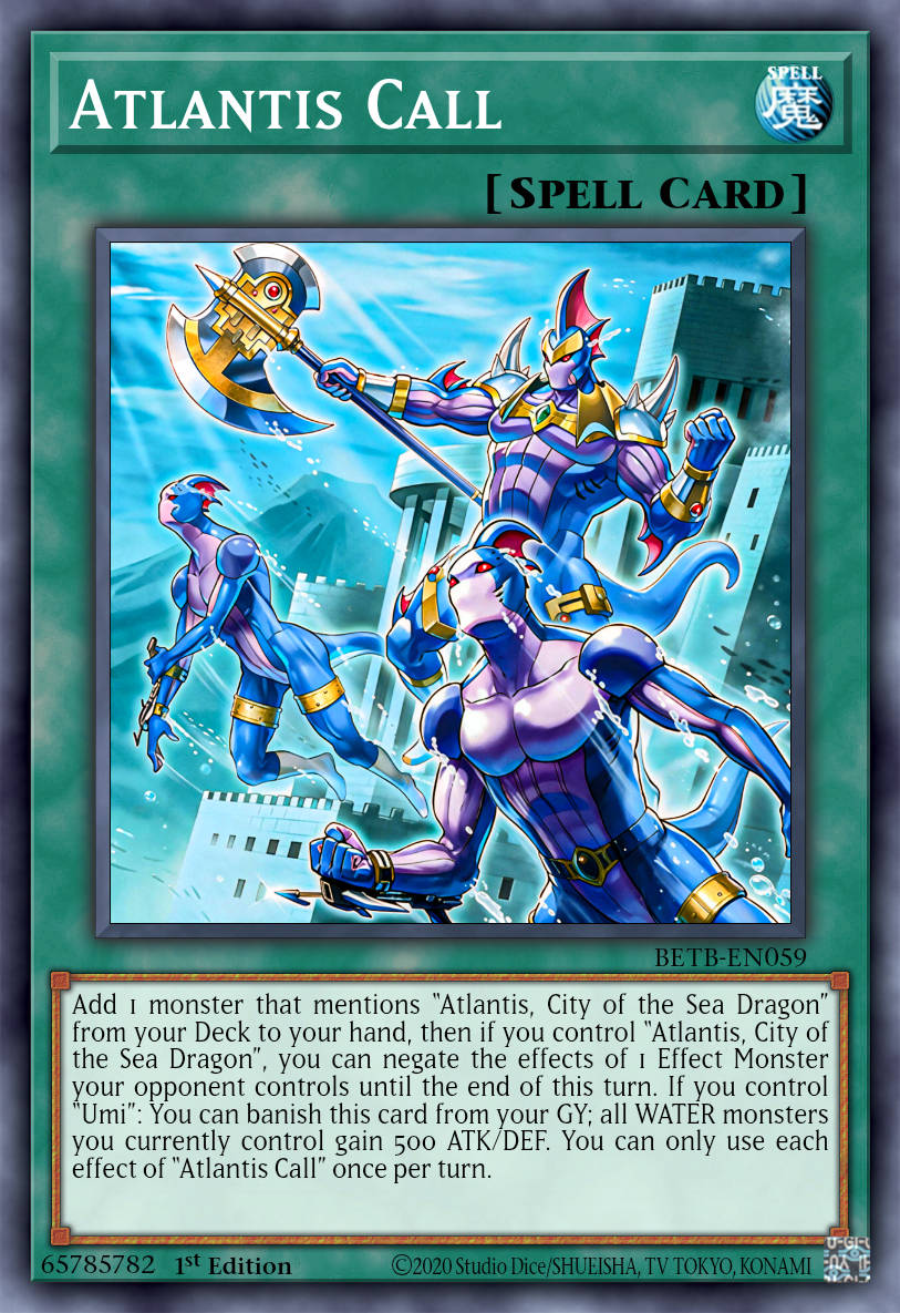 Call of Atlantis - BETB-EN059 - 1st Edition - Ultra Rare