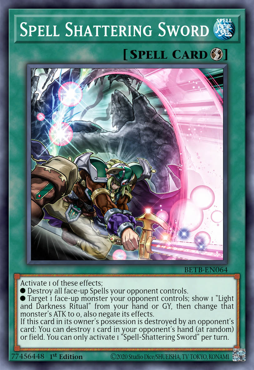 Spell Shattering Sword - BETB-EN064 - 1st Edition - Common