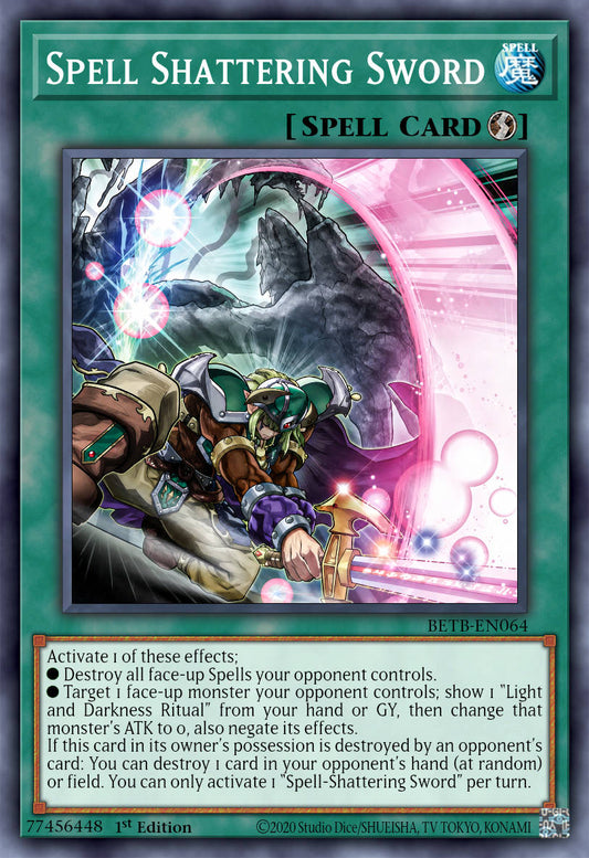 Spell Shattering Sword - BETB-EN064 - 1st Edition - Common