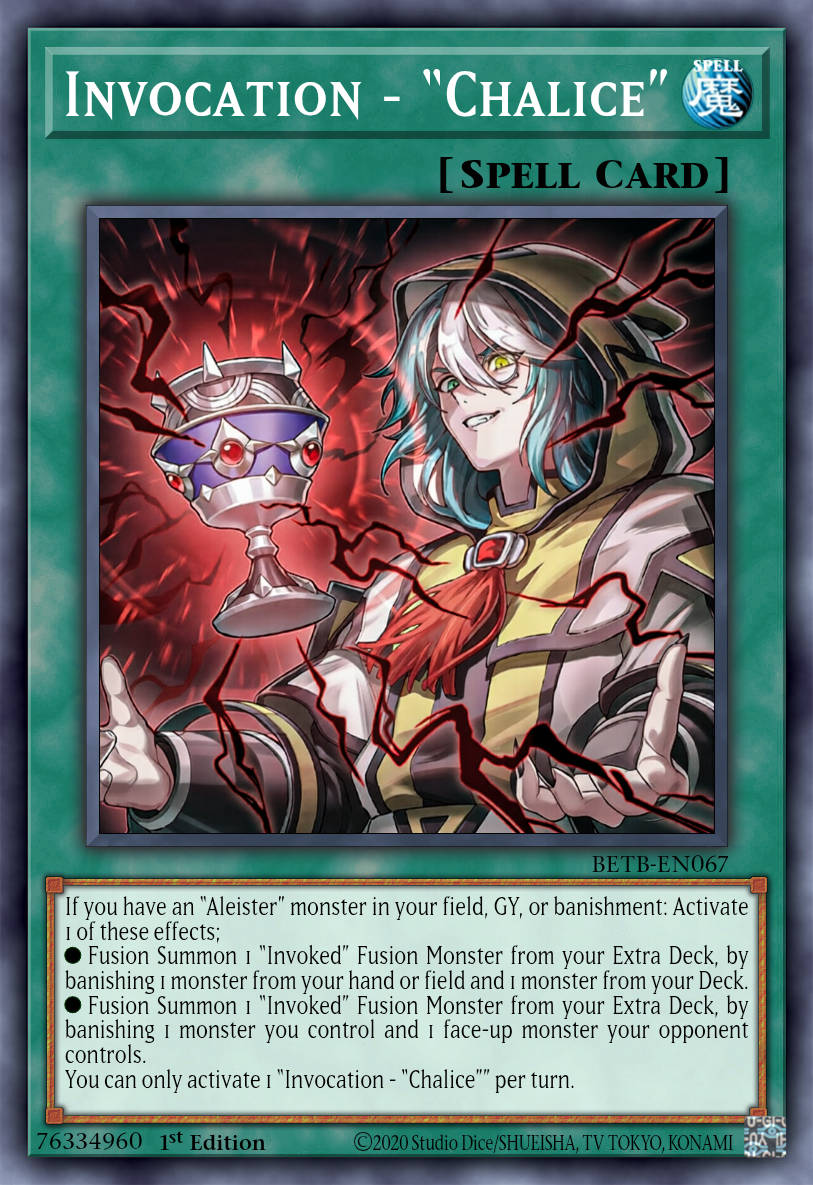 Invocation - Grail - BETB-EN067 - 1st Edition - Super Rare