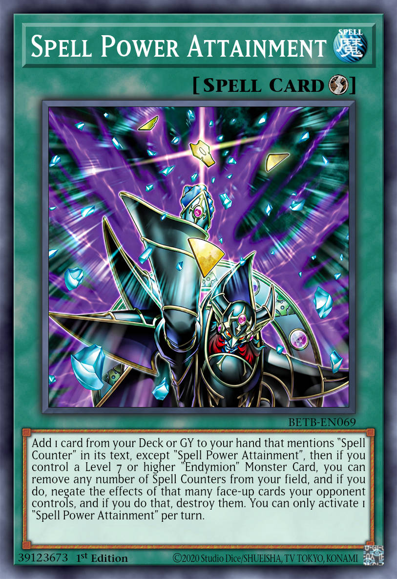 Spell Power Attainment - BETB-EN069 - 1st Edition - Super Rare