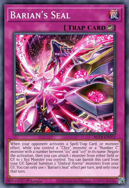 Barian's Seal - BETB-EN072 - 1st Edition - Common