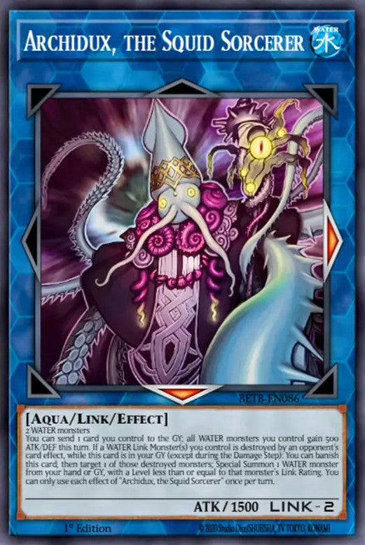 Archidux, the Squid Sorcerer - BETB-EN086 - 1st Edition - Common