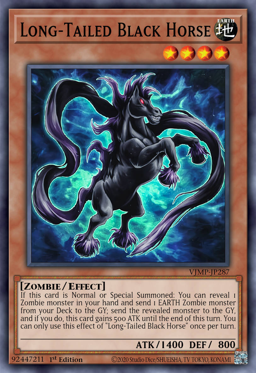 Long-Tailed Black Horse - BETB-EN097 - 1st Edition - Common