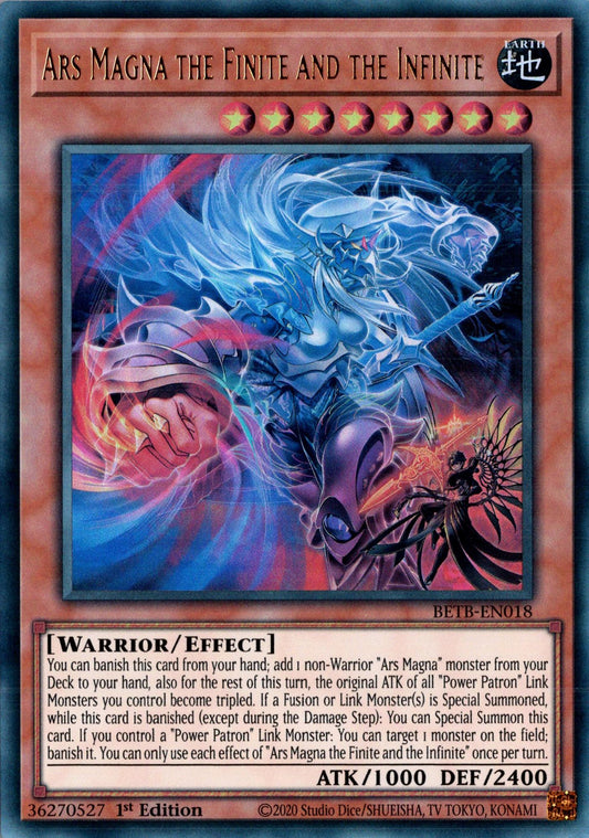 Ars Magna the Finite and the Infinite - BETB-EN018 - 1st Edition - Ultra Rare
