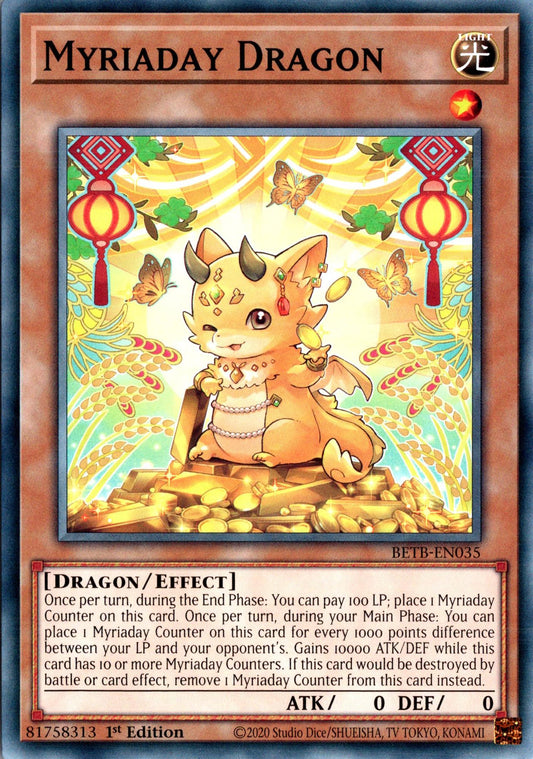Myriaday Dragon - BETB-EN035 - 1st Edition - Common