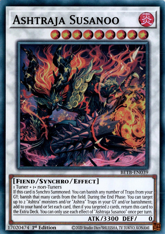 Ashtraja Susanoo - BETB-EN039 - 1st Edition - Super Rare