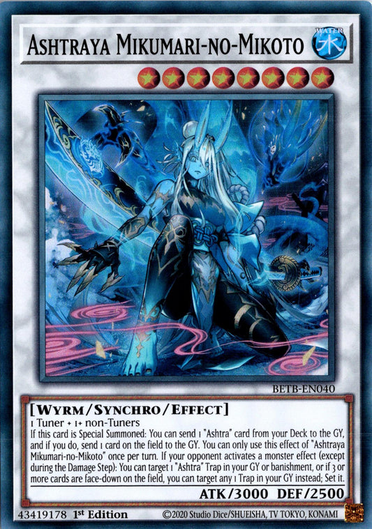 Ashtraya Mikumari-no-Mikoto - BETB-EN040 - 1st Edition - Super Rare