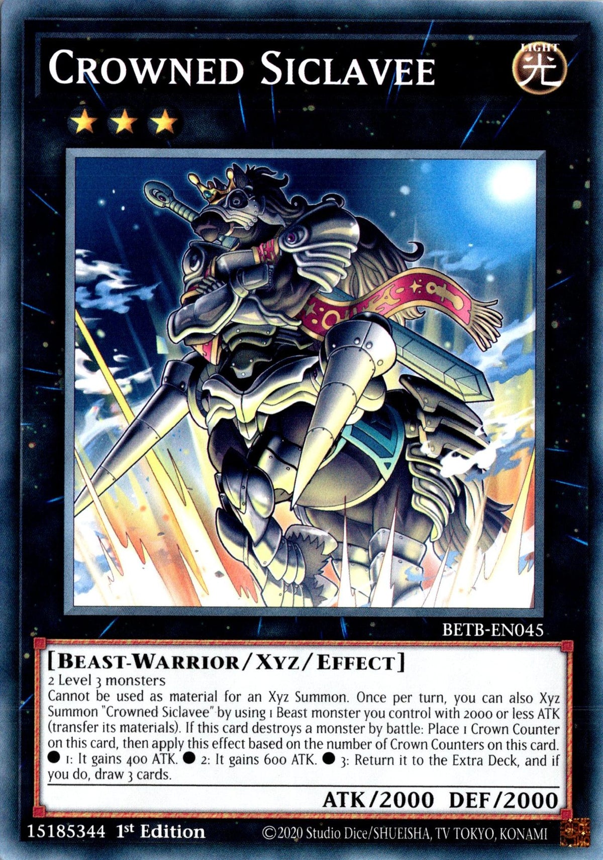 Crowned Siclavee - BETB-EN045 - 1st Edition - Common