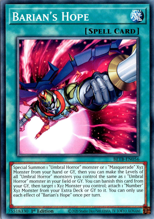 Barian's Hope - BETB-EN056 - 1st Edition - Common