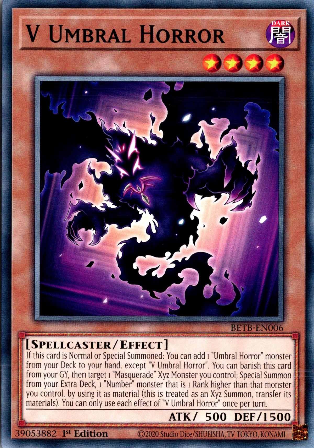 V Umbral Horror - BETB-EN006 - 1st Edition - Common