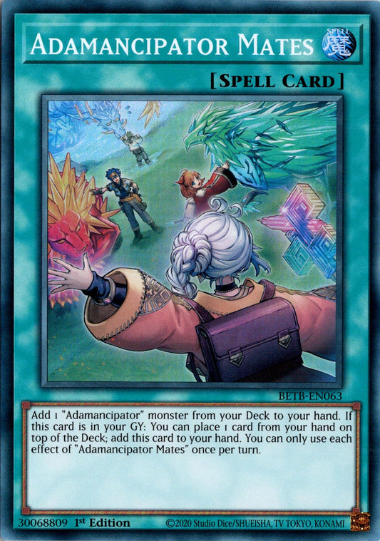 Adamancipator Mates - BETB-EN063 - 1st Edition - Super Rare