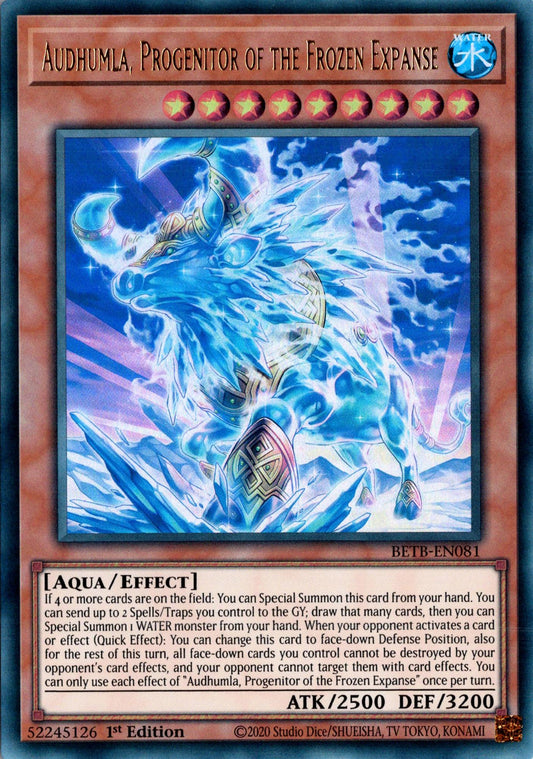 Audhumla, Progenitor of the Frozen Expanse - BETB-EN081 - 1st Edition - Ultra Rare