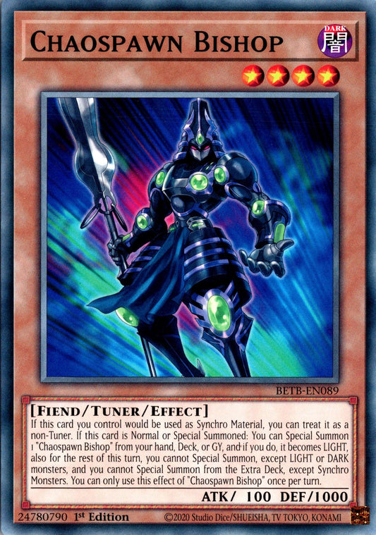 Chaospawn Bishop - BETB-EN089 - 1st Edition - Common