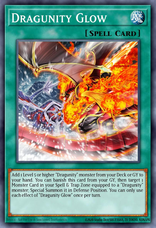Dragunity Glow - BLGG-EN117 - 1st Edition - Secret Rare
