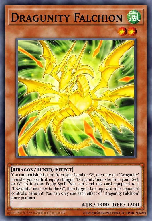 Dragunity Falchion - BLGG-EN012 - 1st Edition - Ultra Rare