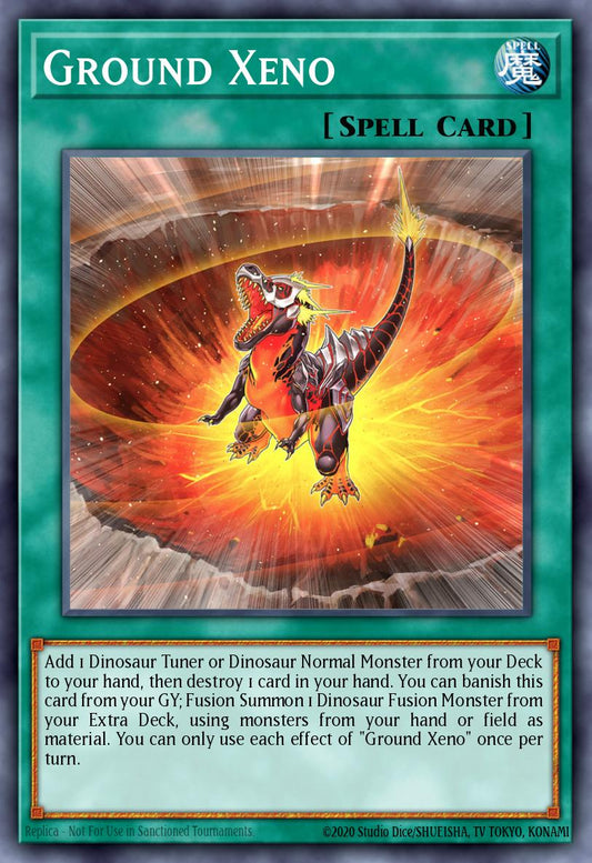 Ground Xeno - BLGG-EN123 - 1st Edition - Secret Rare
