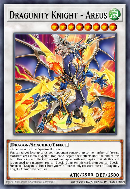 Dragunity Knight - Areus - BLGG-EN013 - 1st Edition - Secret Rare