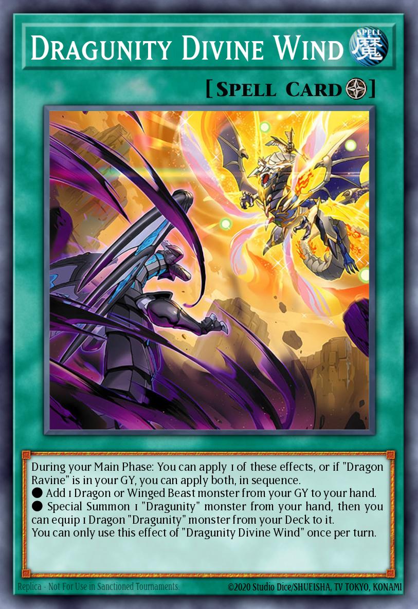 Dragunity Divine Wind - BLGG-EN015 - 1st Edition - Ultra Rare