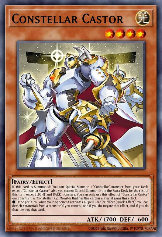 Constellar Castor - BLGG-EN016 - 1st Edition - Secret Rare