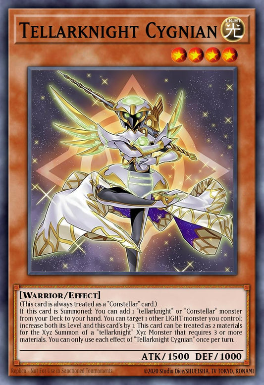 Tellarknight Cygnian - BLGG-EN017 - 1st Edition - Secret Rare
