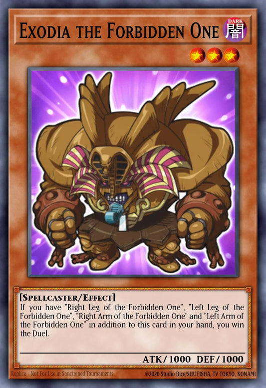 Exodia the Forbidden One (Chibi artwork) - BLGG-EN002 - 1st Edition - Secret Rare