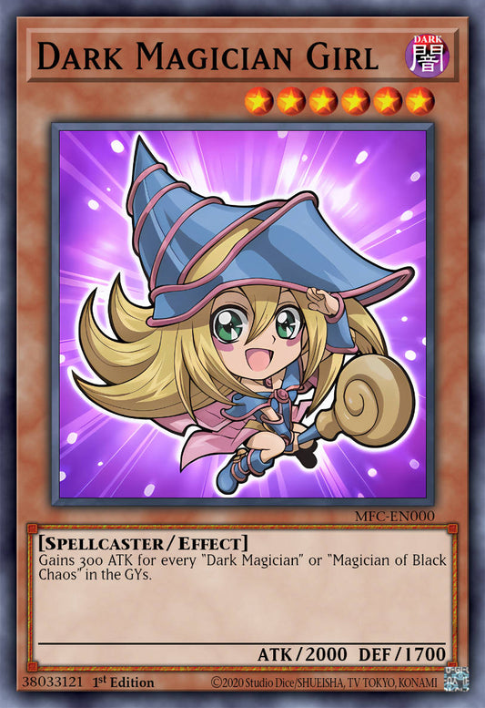 Dark Magician Girl (Chibi artwork) - BLGG-EN003 - 1st Edition - Secret Rare