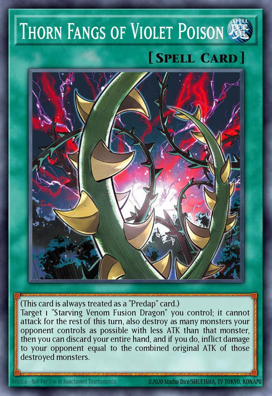 Thorns of Violet Poison - BLGG-EN039 - 1st Edition - Ultra Rare
