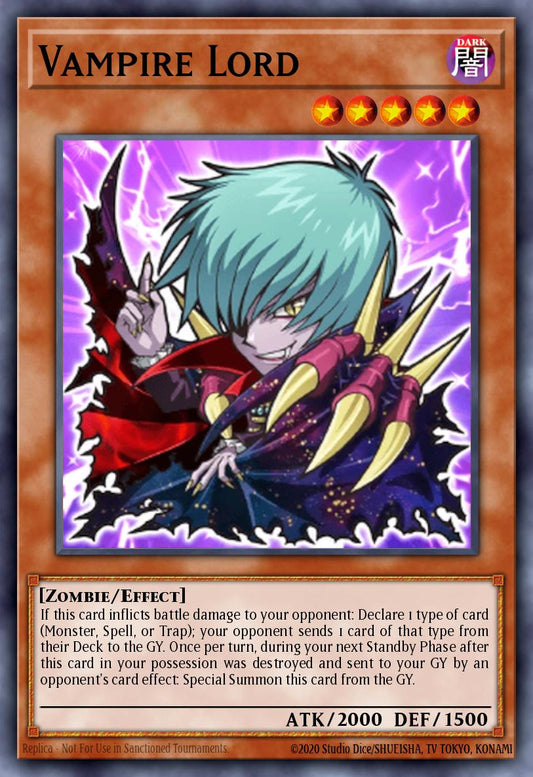 Vampire Lord (Chibi artwork) - BLGG-EN004 - 1st Edition - Secret Rare