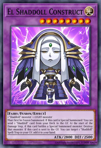 El Shaddoll Construct (Chibi artwork) - BLGG-EN006 - 1st Edition - Secret Rare