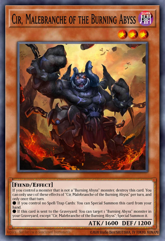 Cir, Malebranche of the Burning Abyss - BLGG-EN064 - 1st Edition - Ultra Rare