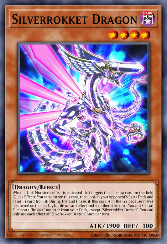 Silverrokket Dragon - BLGG-EN072 - 1st Edition - Ultra Rare