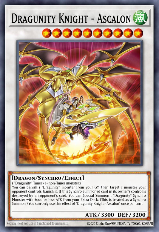 Dragunity Knight - Ascalon - BLGG-EN091 - 1st Edition - Secret Rare