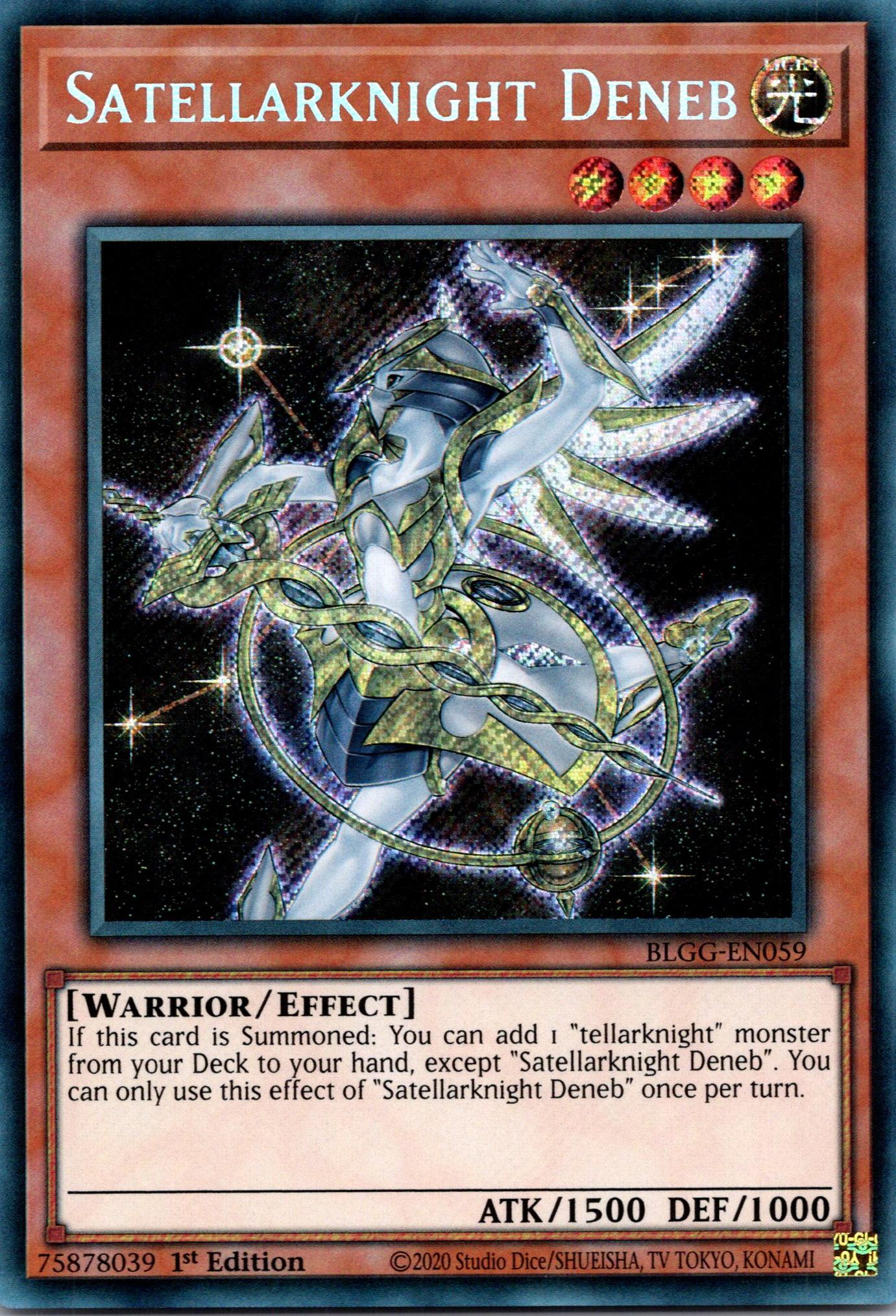 Satellarknight Deneb - BLGG-EN059 - 1st Edition - Secret Rare