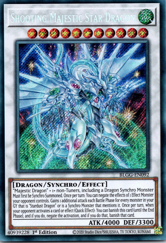Shooting Majestic Star Dragon - BLGG-EN092 - 1st Edition - Secret Rare