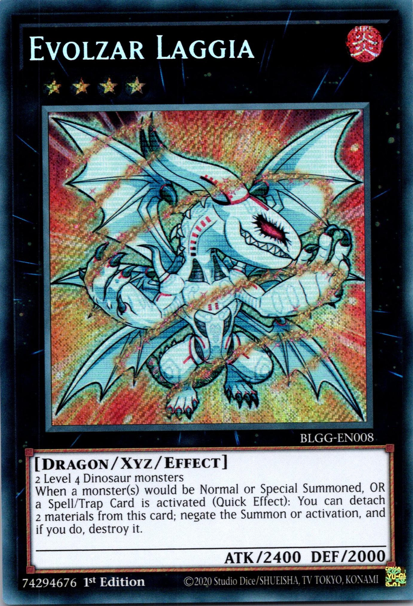 Evolzar Laggia (Chibi artwork) - BLGG-EN008 - 1st Edition - Secret Rare