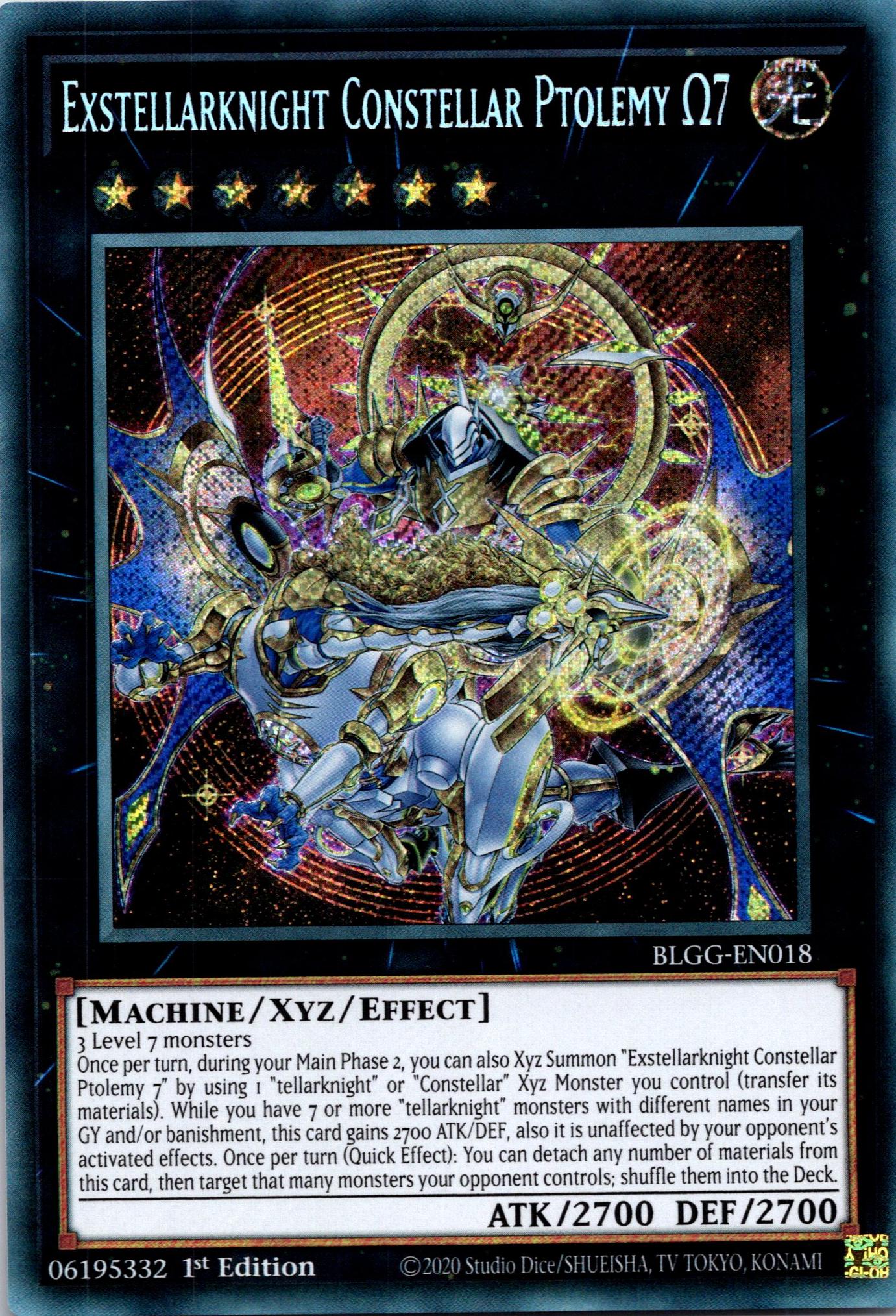 Exstellarknight Constellar Ptolemy ?7 - BLGG-EN018 - 1st Edition - Secret Rare