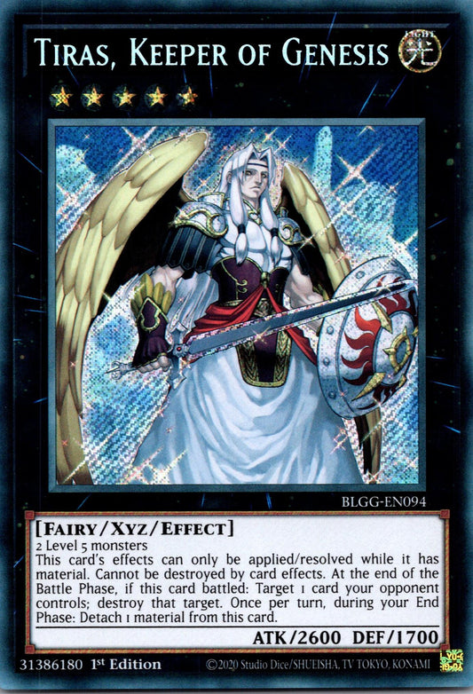 Tiras, Keeper of Genesis - BLGG-EN094 - 1st Edition - Secret Rare