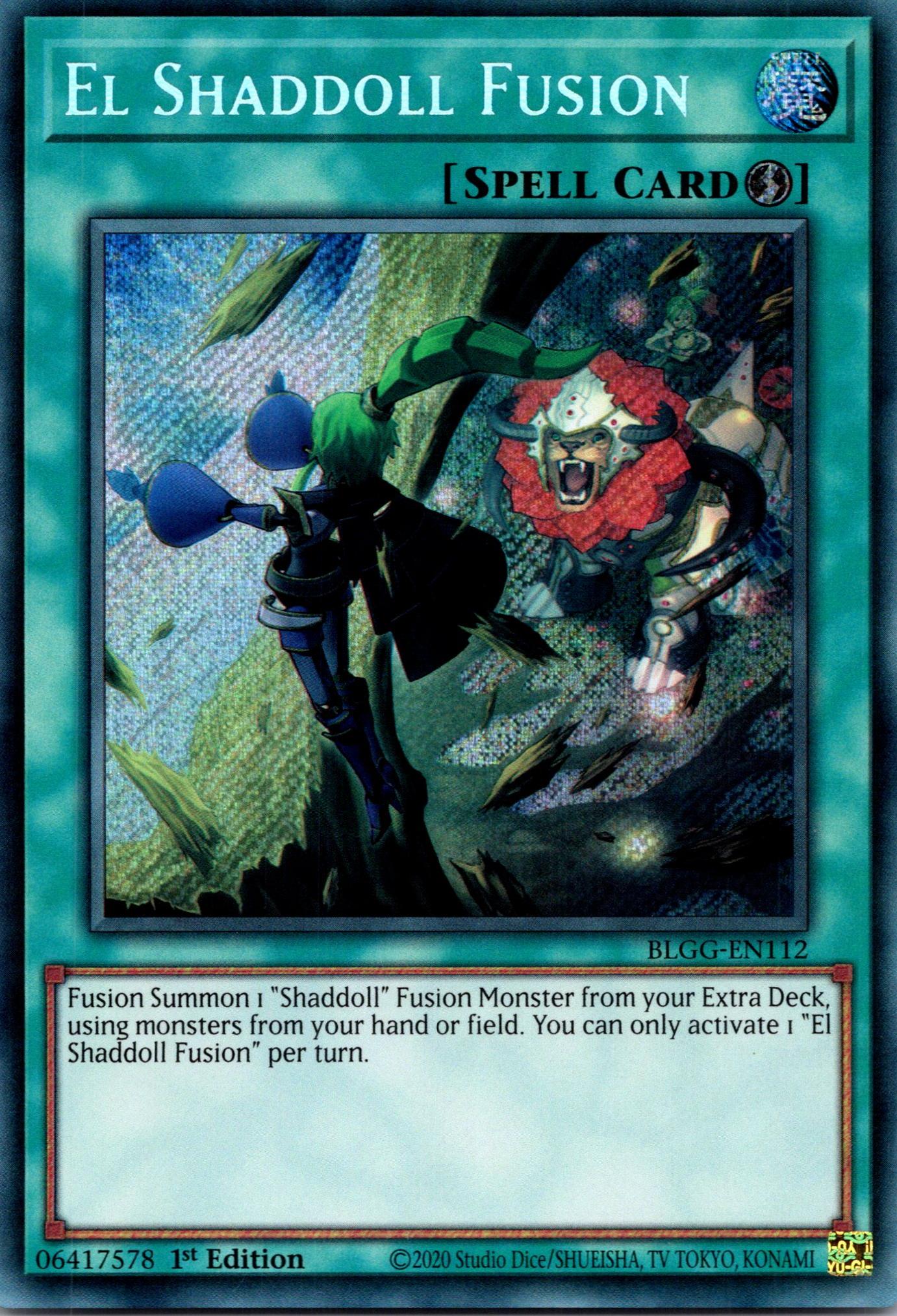 El Shaddoll Fusion - BLGG-EN112 - 1st Edition - Secret Rare