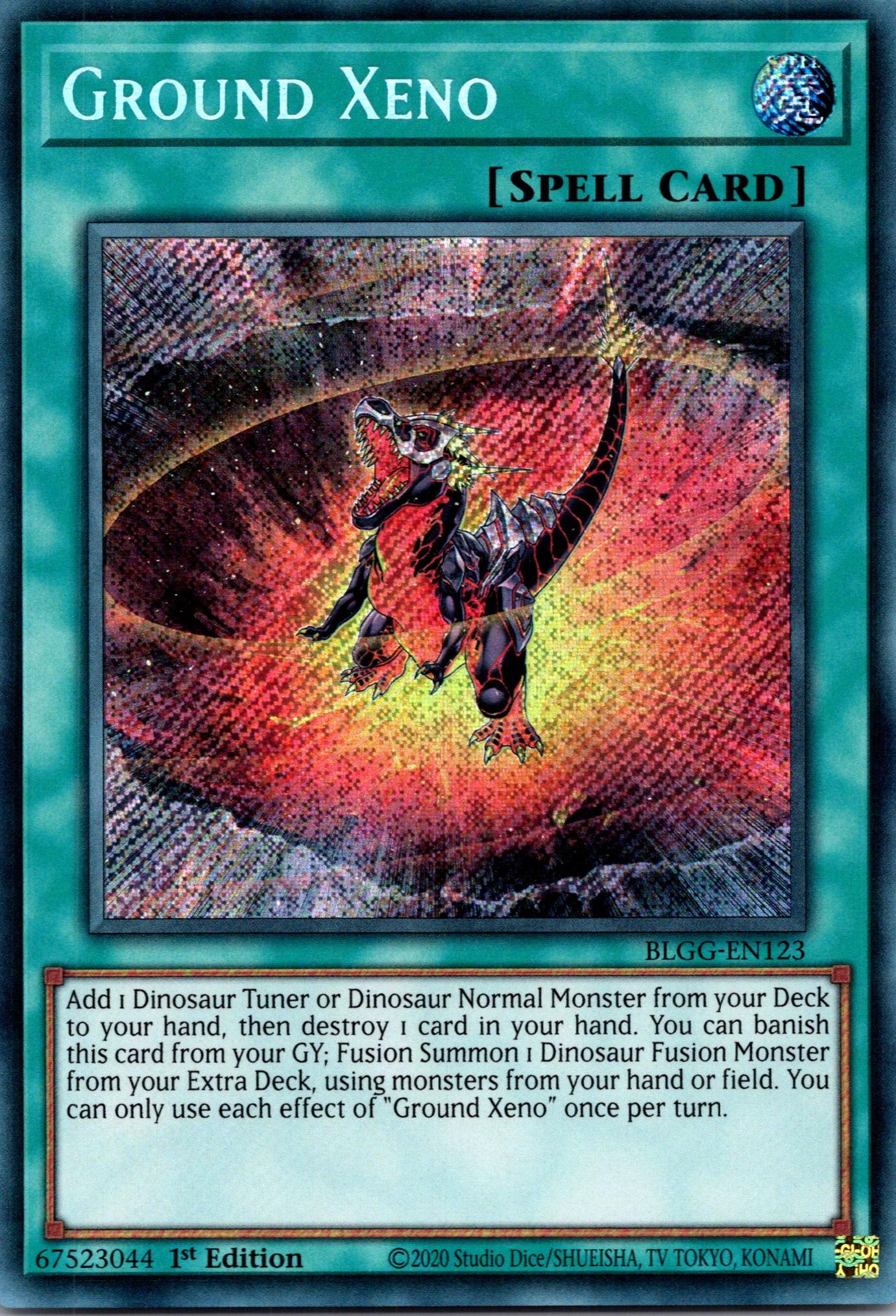Ground Xeno - BLGG-EN123 - 1st Edition - Secret Rare