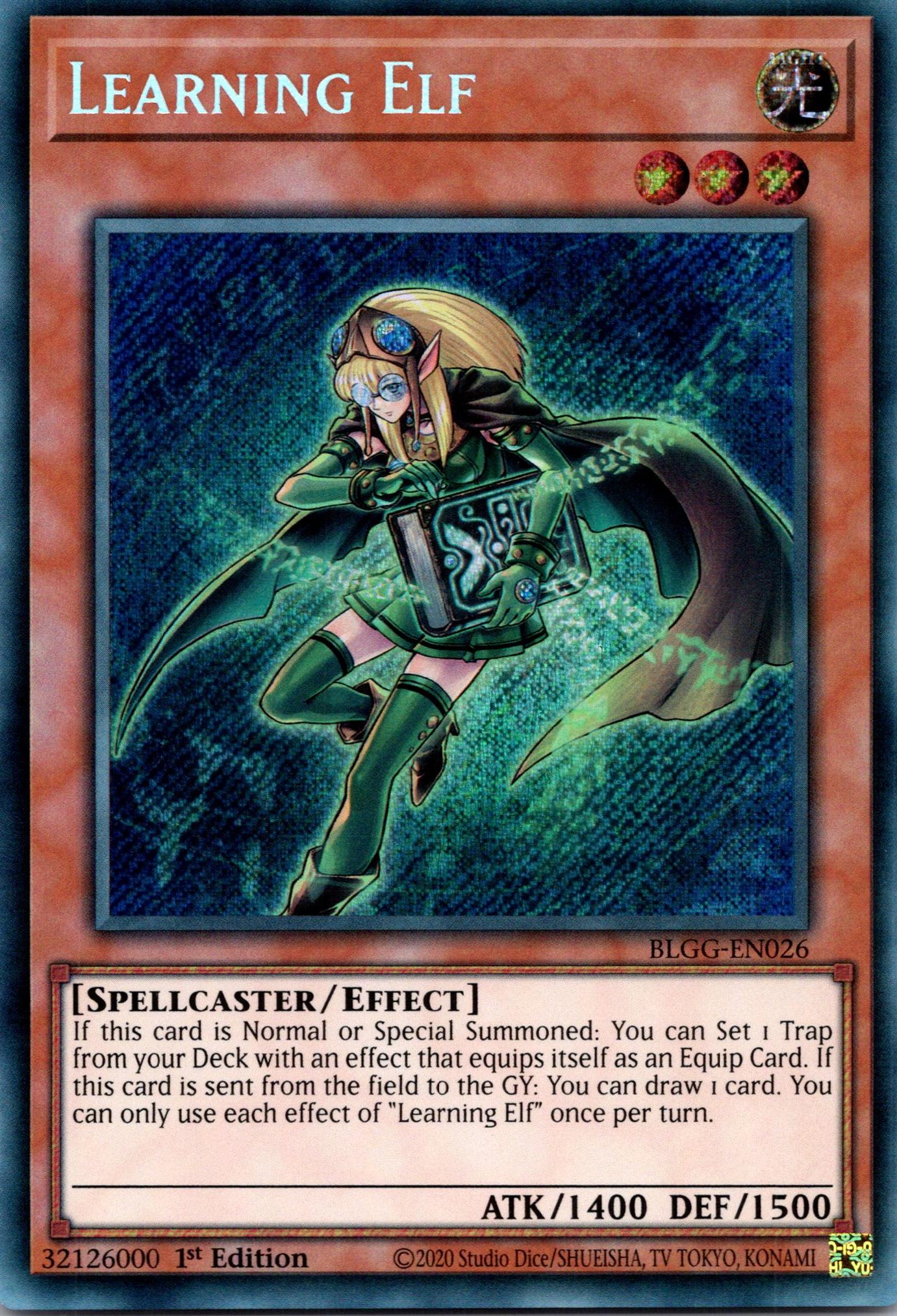Learning Elf - BLGG-EN026 - 1st Edition - Secret Rare