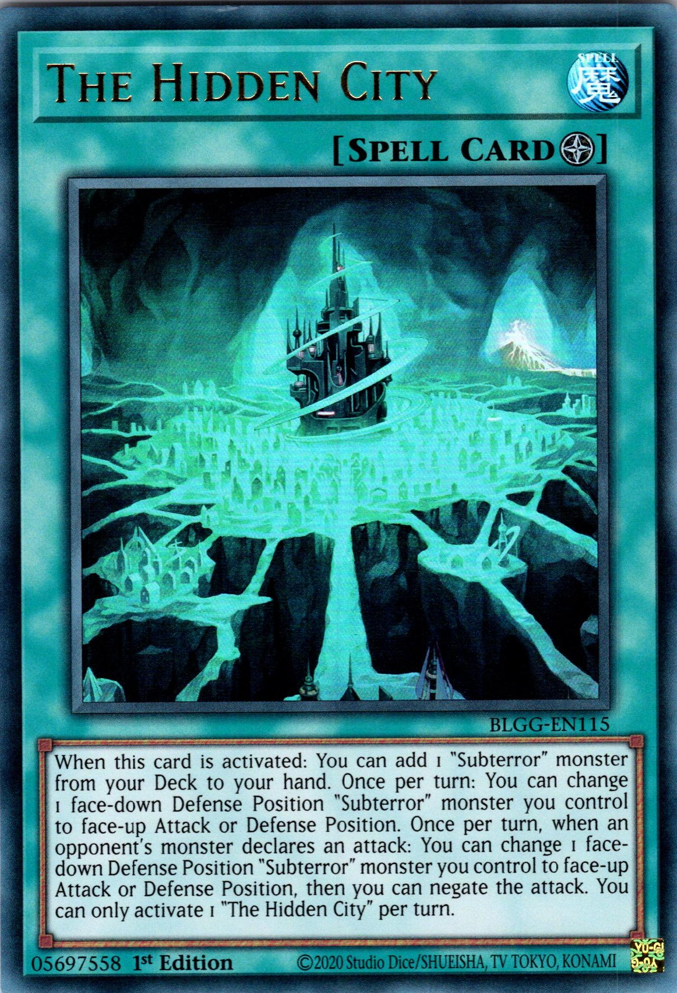 The Hidden City - BLGG-EN115 - 1st Edition - Ultra Rare