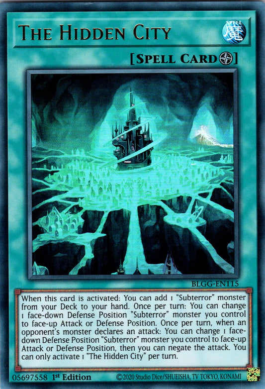 The Hidden City - BLGG-EN115 - 1st Edition - Ultra Rare