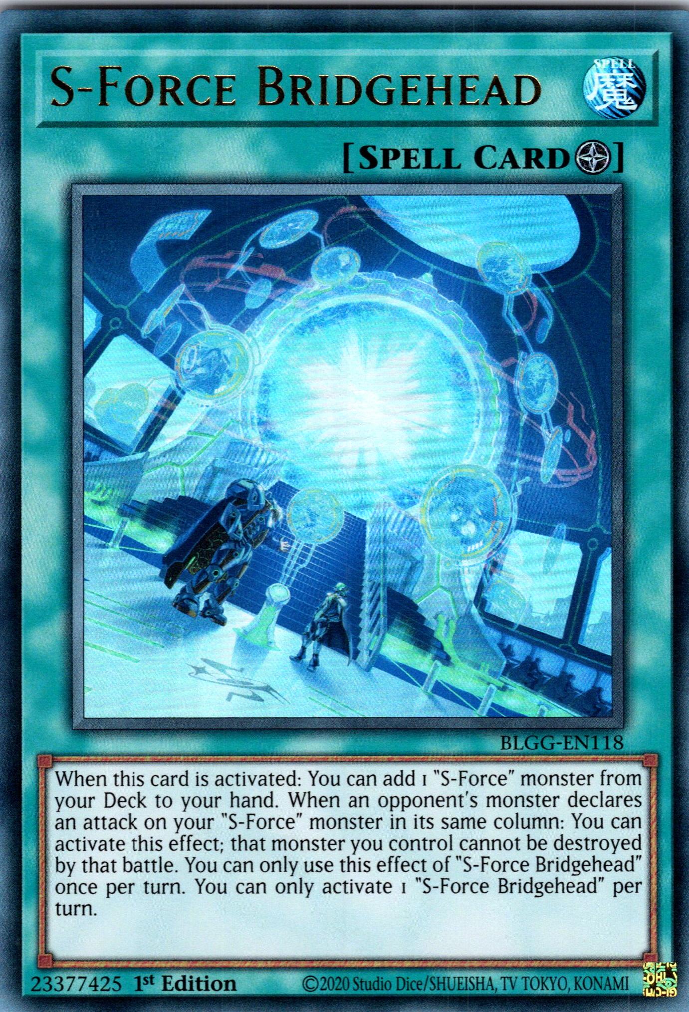S-Force Bridgehead - BLGG-EN118 - 1st Edition - Ultra Rare